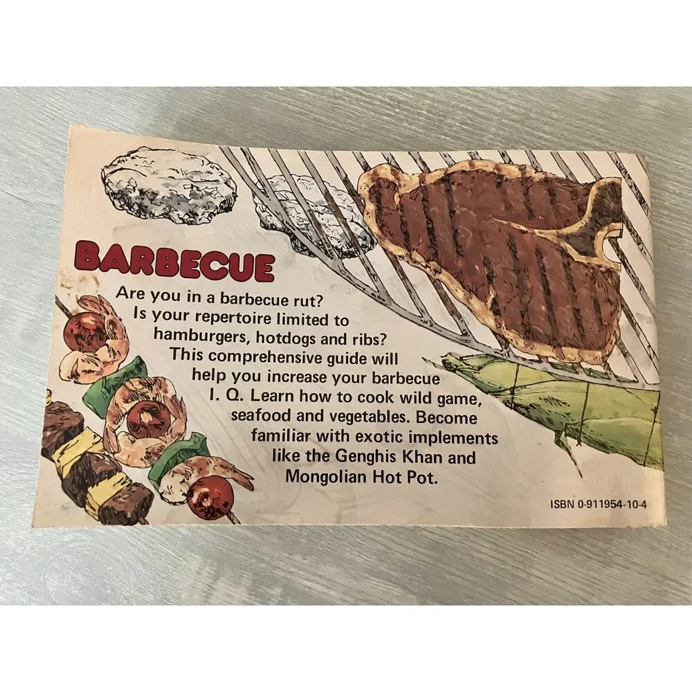 Nitty Gritty Barbecue cookbook - 1970